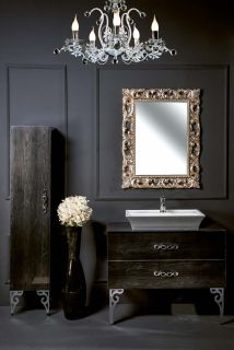 Тумба под раковину Armadi Art Neoart 110см тёмное дерево 831-110-BW